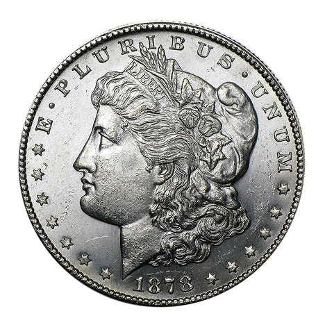 1878 CC Morgan Silver Dollar Brilliant Uncirculated OBV