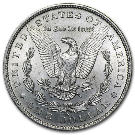 1890 S Morgan Silver Dollar Brilliant Uncirculated BU