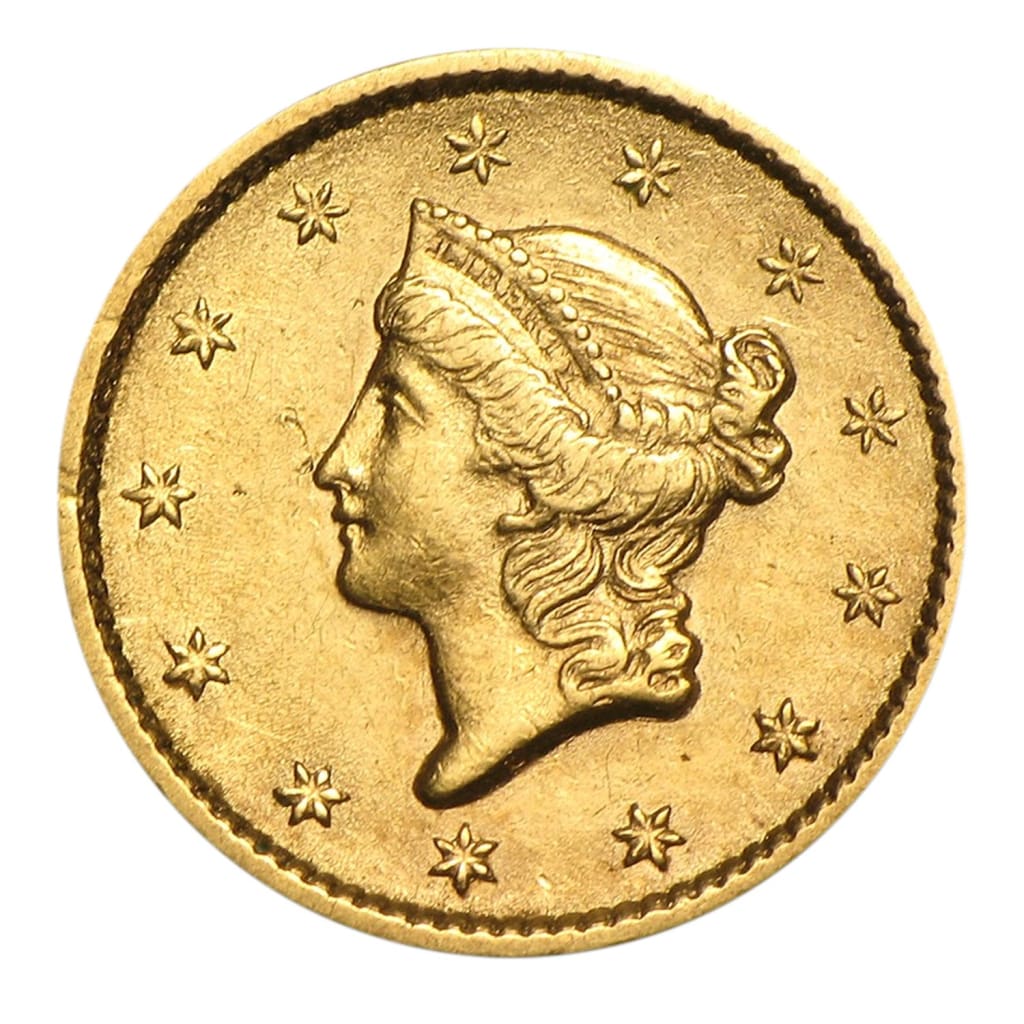 $1.00 Liberty Head Gold Coins (Type 1) - Almost Uncirculated!