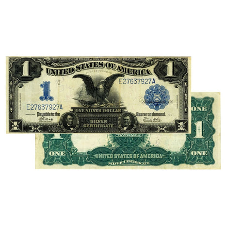 $1 - 1899 Black Eagle Silver Certificate - About Uncirculated