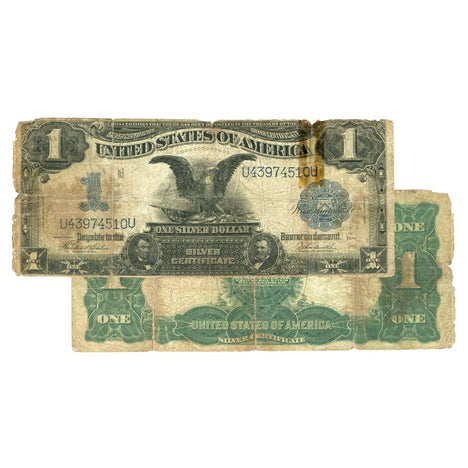 $1 - 1899 Black Eagle Silver Certificate - Cull