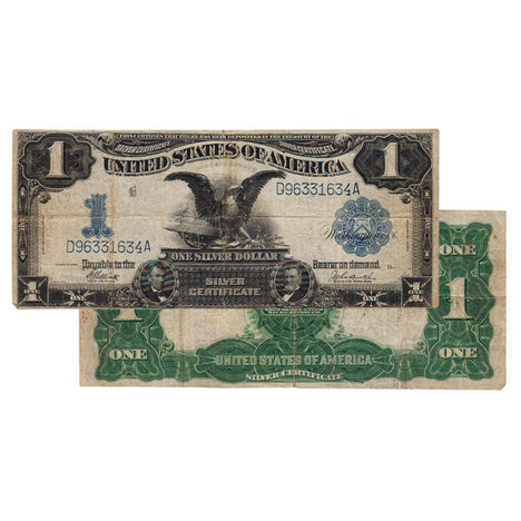 $1 - 1899 Black Eagle Silver Certificate - Very Fine