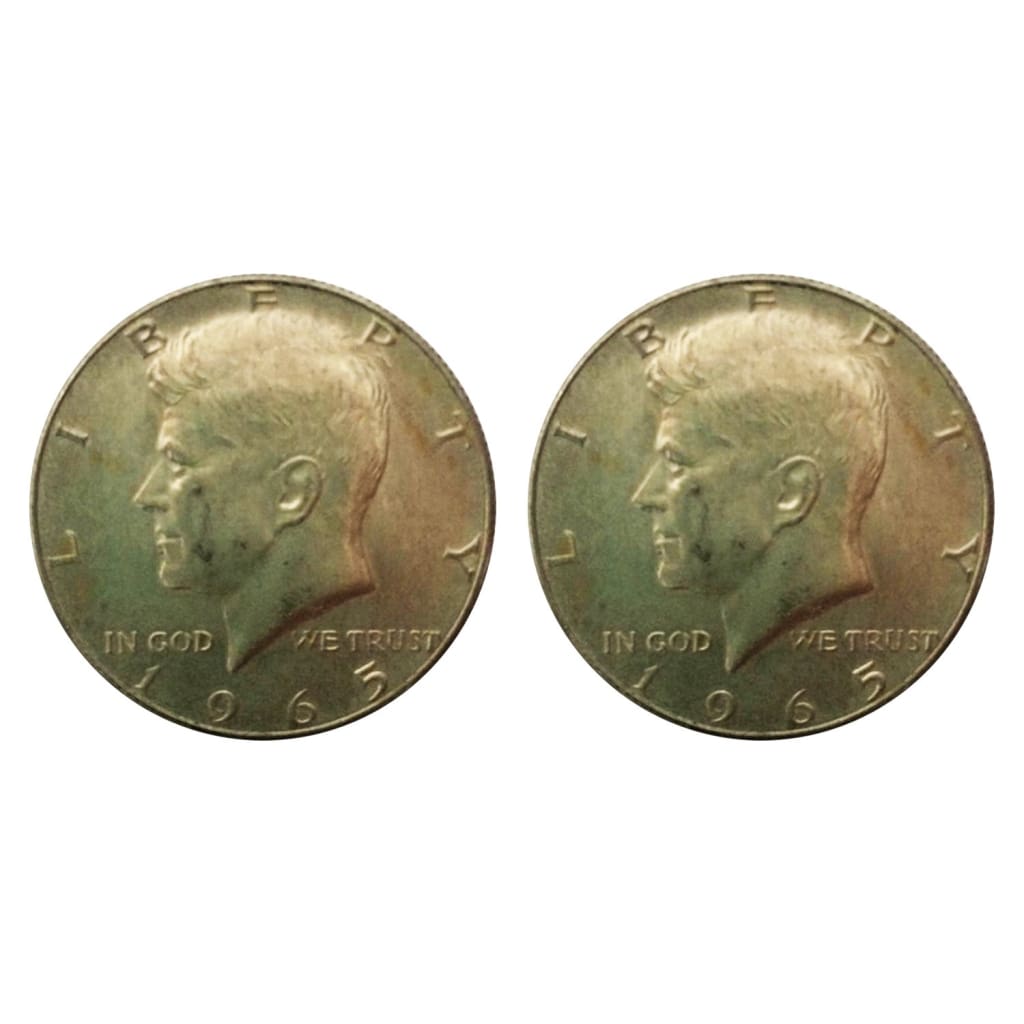 $1 Face - 40% Silver 1965-1970 JFK Half Dollars Average Circulated