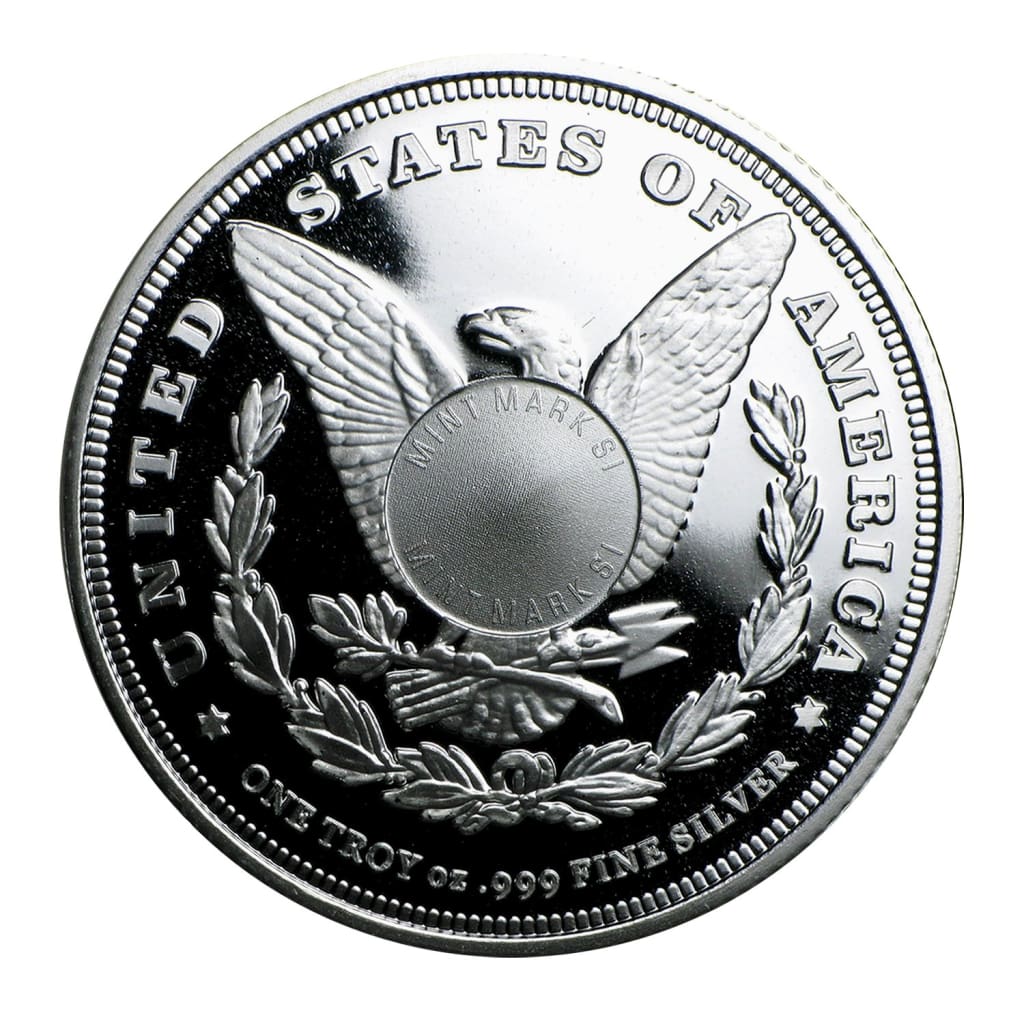 1 Ounce Sunshine Minting .999 Silver Morgan Design Round