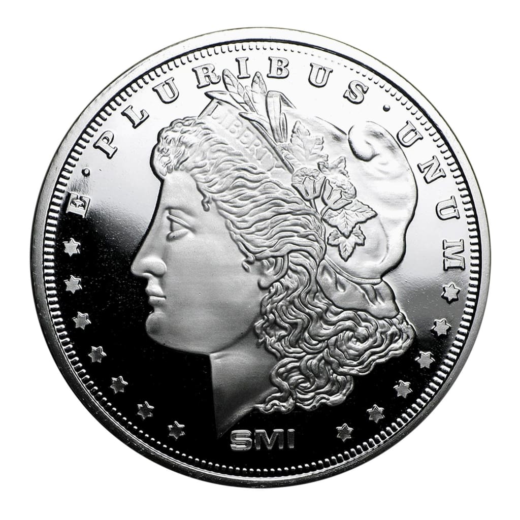 1 Ounce Sunshine Minting .999 Silver Morgan Design Round