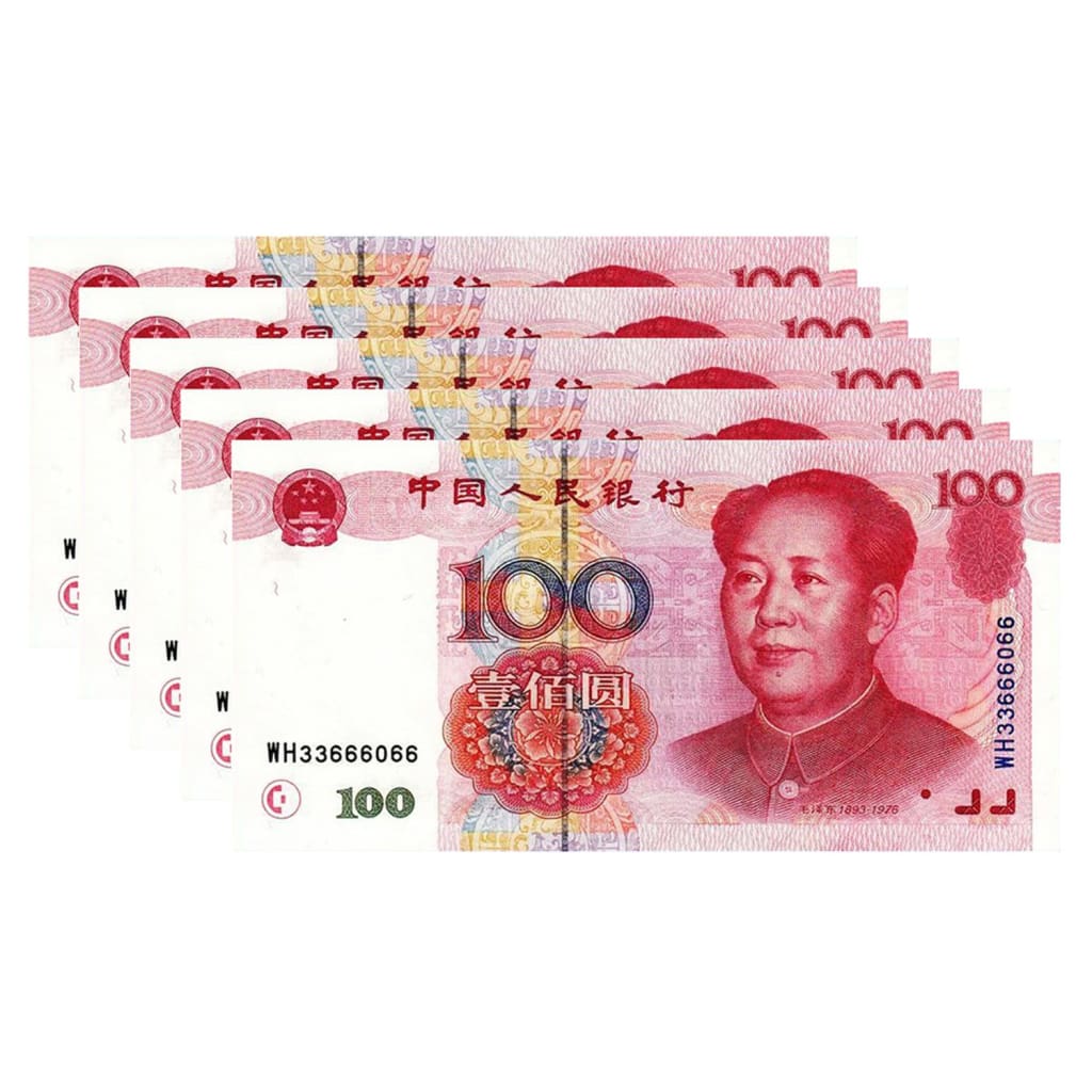 10 000 Chinese Yuan (CNY) - Mixed Notes