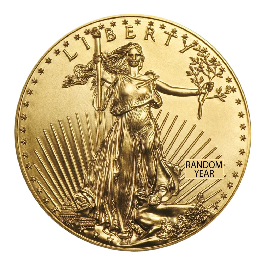 1/2 Ounce Gold American Eagle $25 BU - Random Date