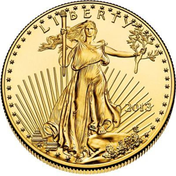 1/2 Ounce Gold American Eagle $25 BU - Random Date