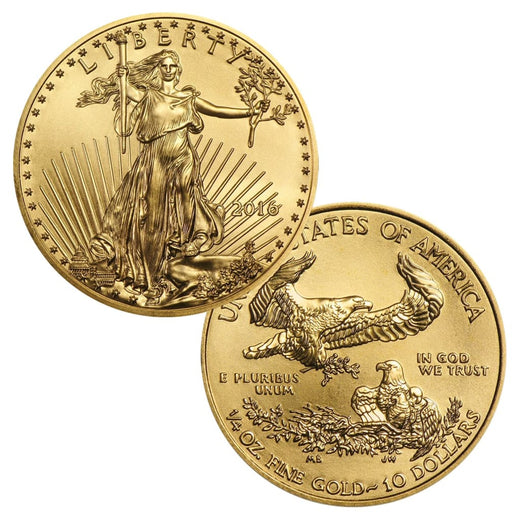 $10 1/4 oz Gold American Eagle BU Brilliant Uncirculated - Random Date