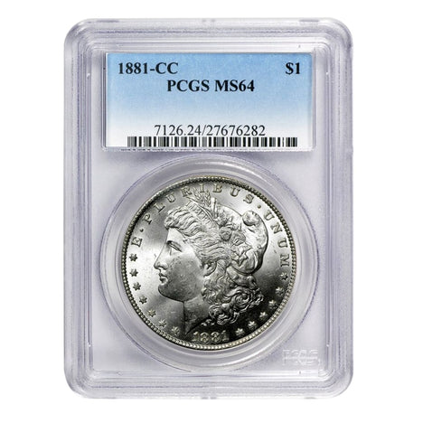 1881-CC Morgan Dollar MS64 PCGS