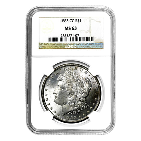 1883-CC Morgan Dollar MS63 NGC