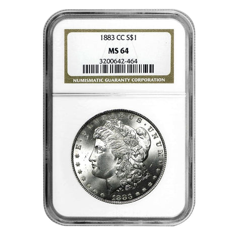 1883-CC Morgan Dollar MS64 NGC