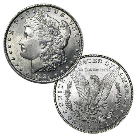 1888 P Morgan Silver Dollar Brilliant Uncirculated