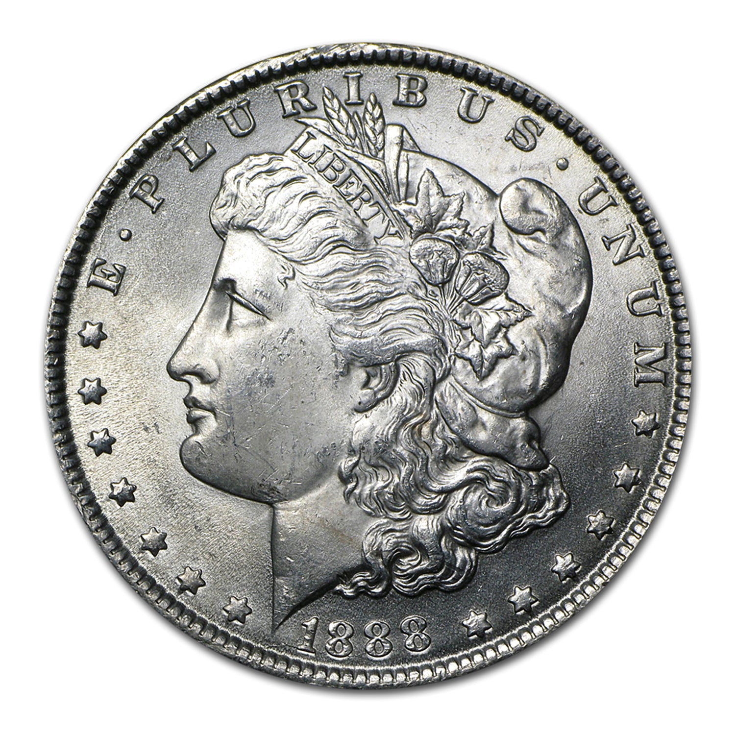 1888 P Morgan Silver Dollar Brilliant Uncirculated
