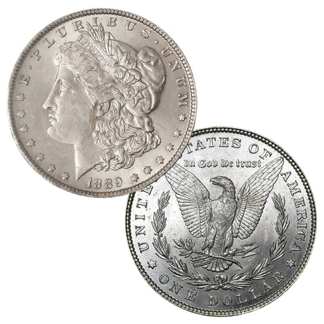 1889 P Morgan Silver Dollar Brilliant Uncirculated