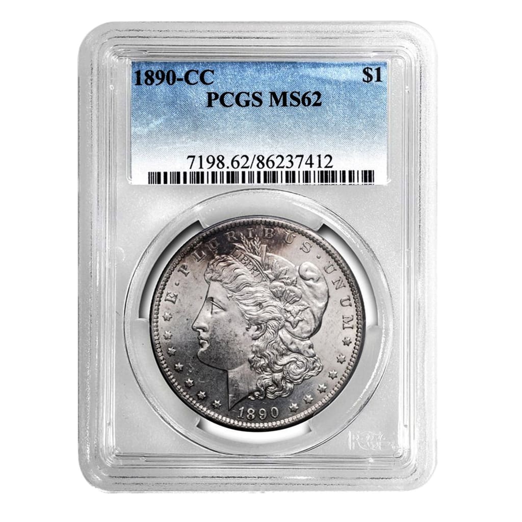 1890-CC Morgan Dollar MS62 PCGS