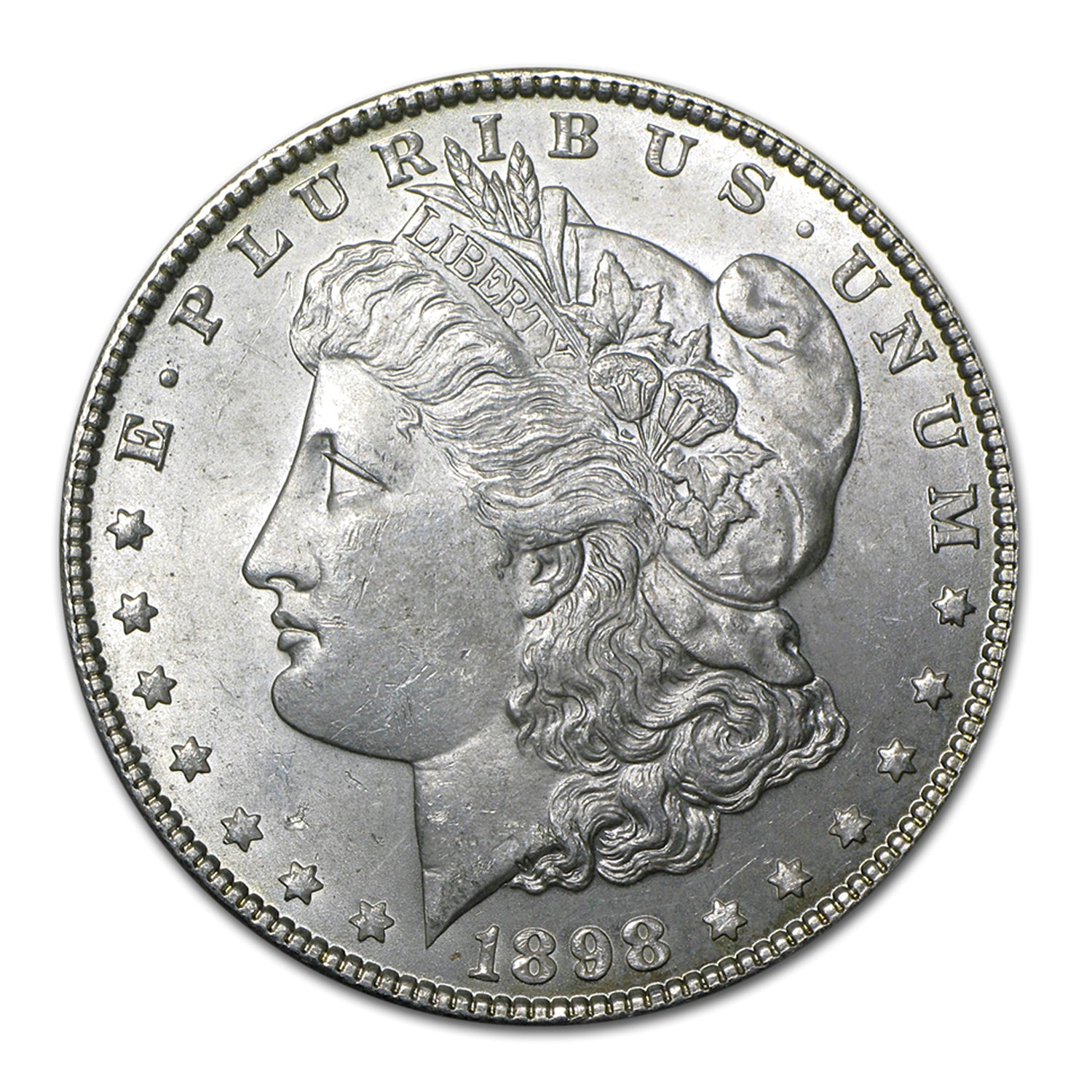 1898 P Morgan Silver Dollar Brilliant Uncirculated