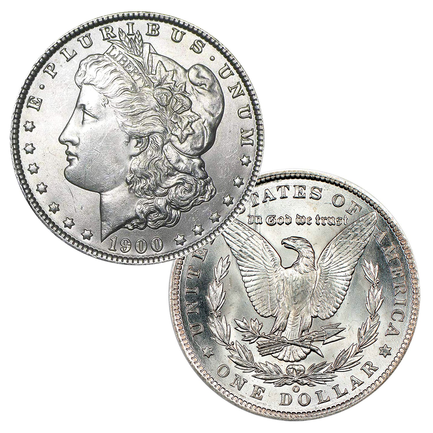 1900 O Morgan Silver Dollar Brilliant Uncirculated