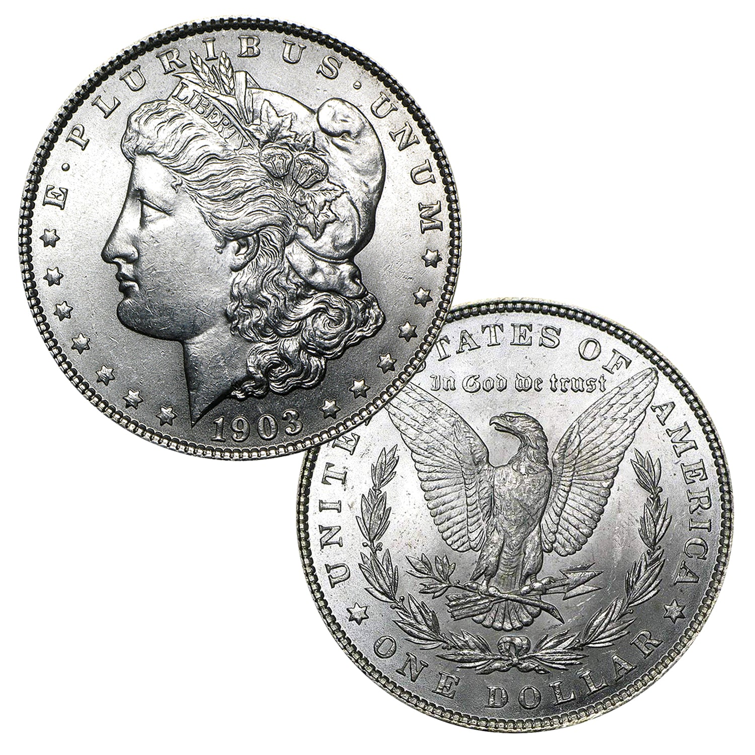 1903 P Morgan Silver Dollar Brilliant Uncirculated