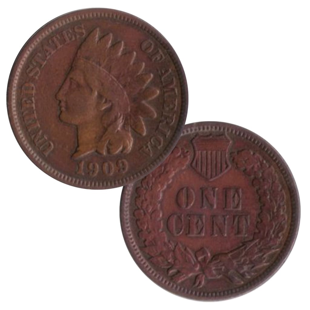1909 U.S. Indian Head Cent / Penny Coin