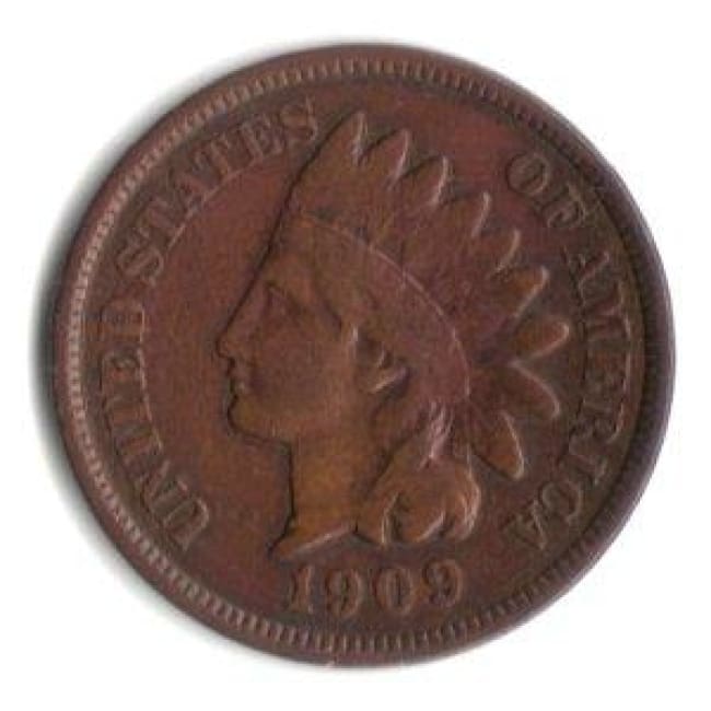 1909 U.S. Indian Head Cent / Penny Coin