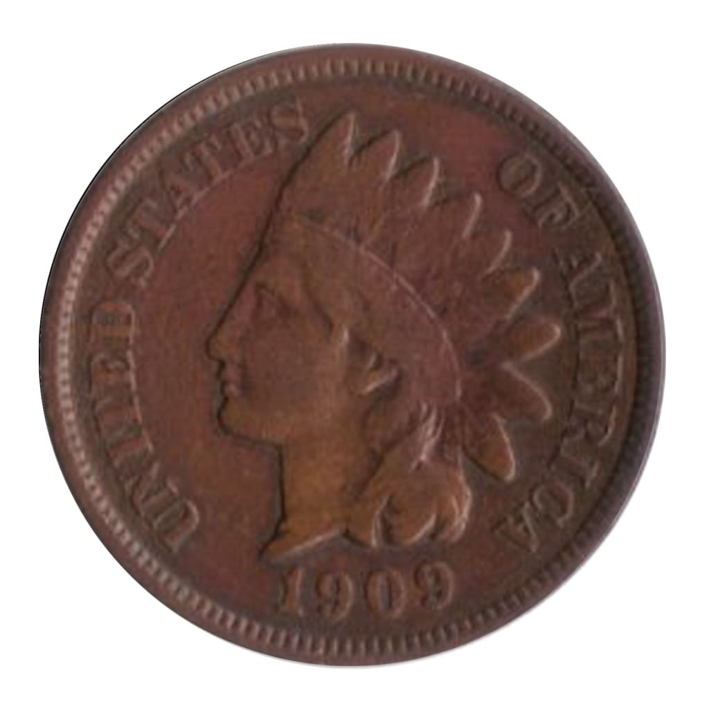 1909 U.S. Indian Head Cent / Penny Coin