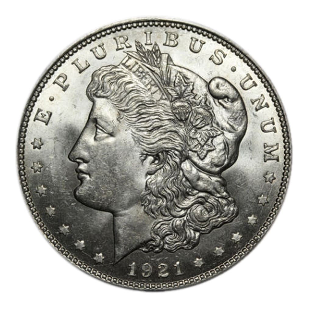 1921 Morgan Silver Dollar BU 