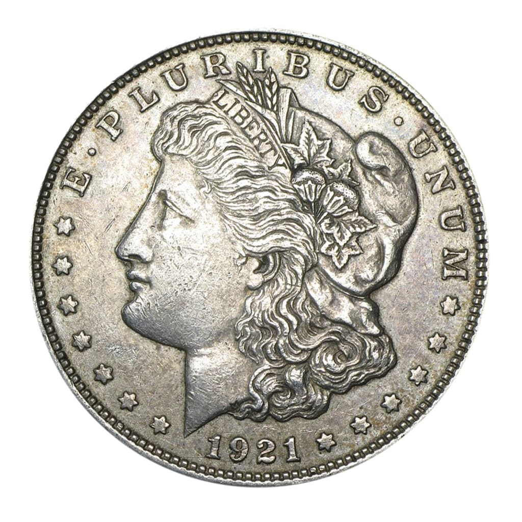 1921 - 90% Silver Morgan Dollar Extra Fine