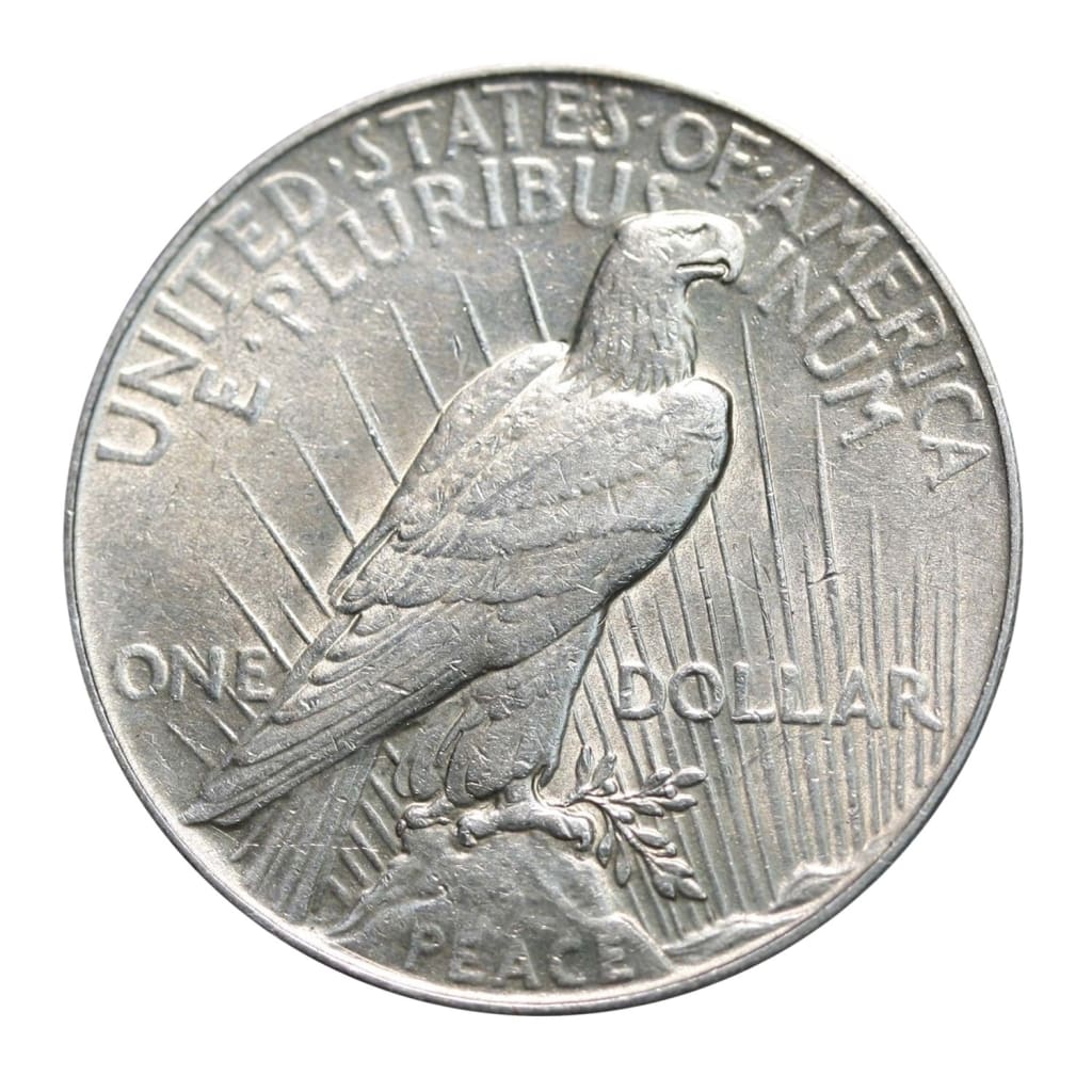 1922-1935 - 90% Silver Peace Dollar About Uncirculated
