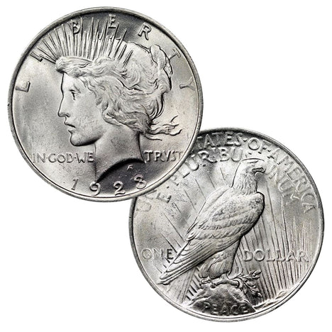 1922-1935 - 90% Silver Peace Dollar Brilliant Uncirculated