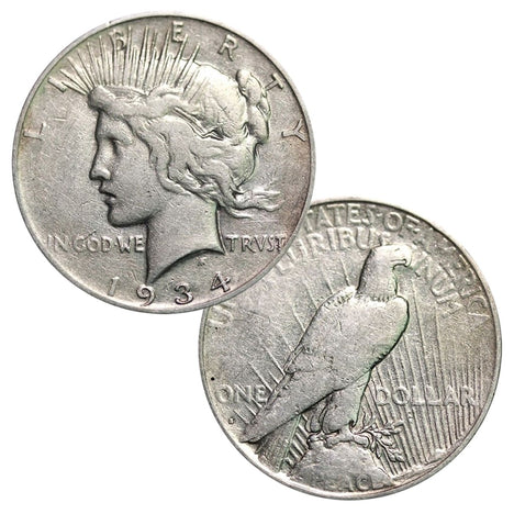 1922-1935 - 90% Silver Peace Dollar Circulated