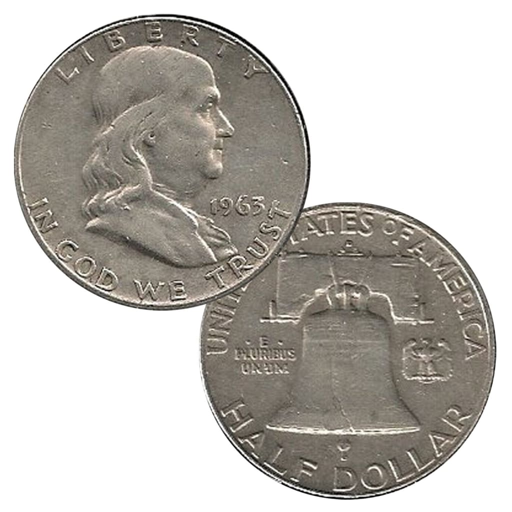 1963 Franklin Half Dollar.