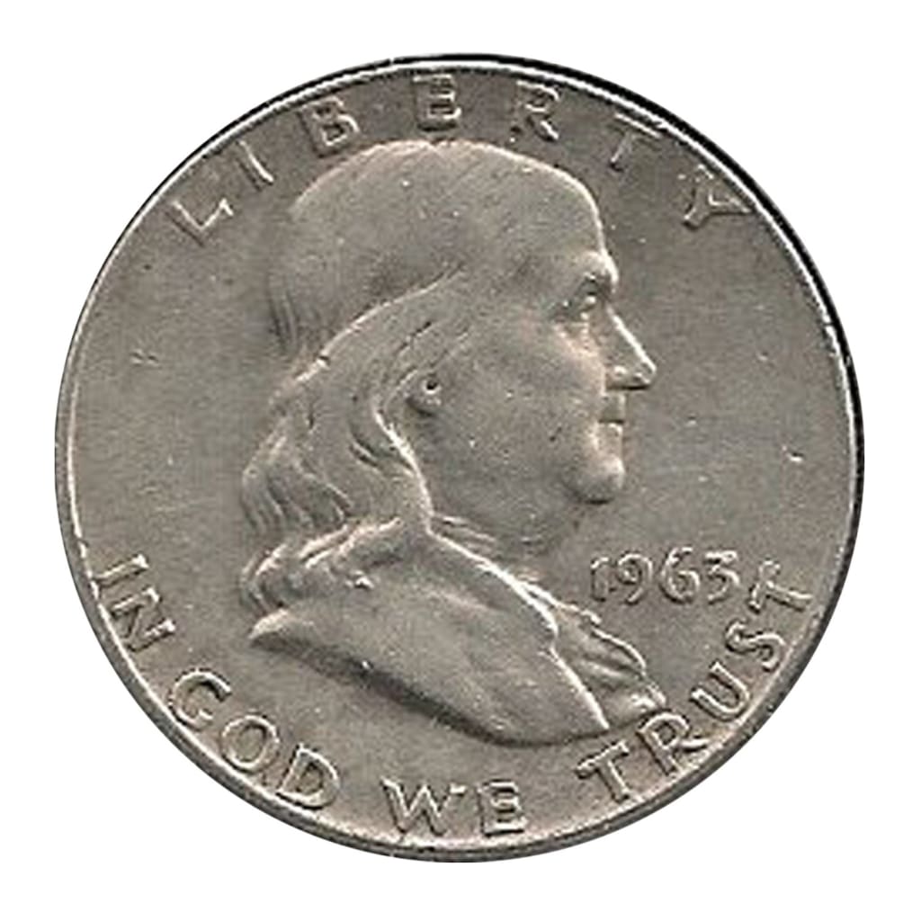 1963 Franklin Half Dollar.