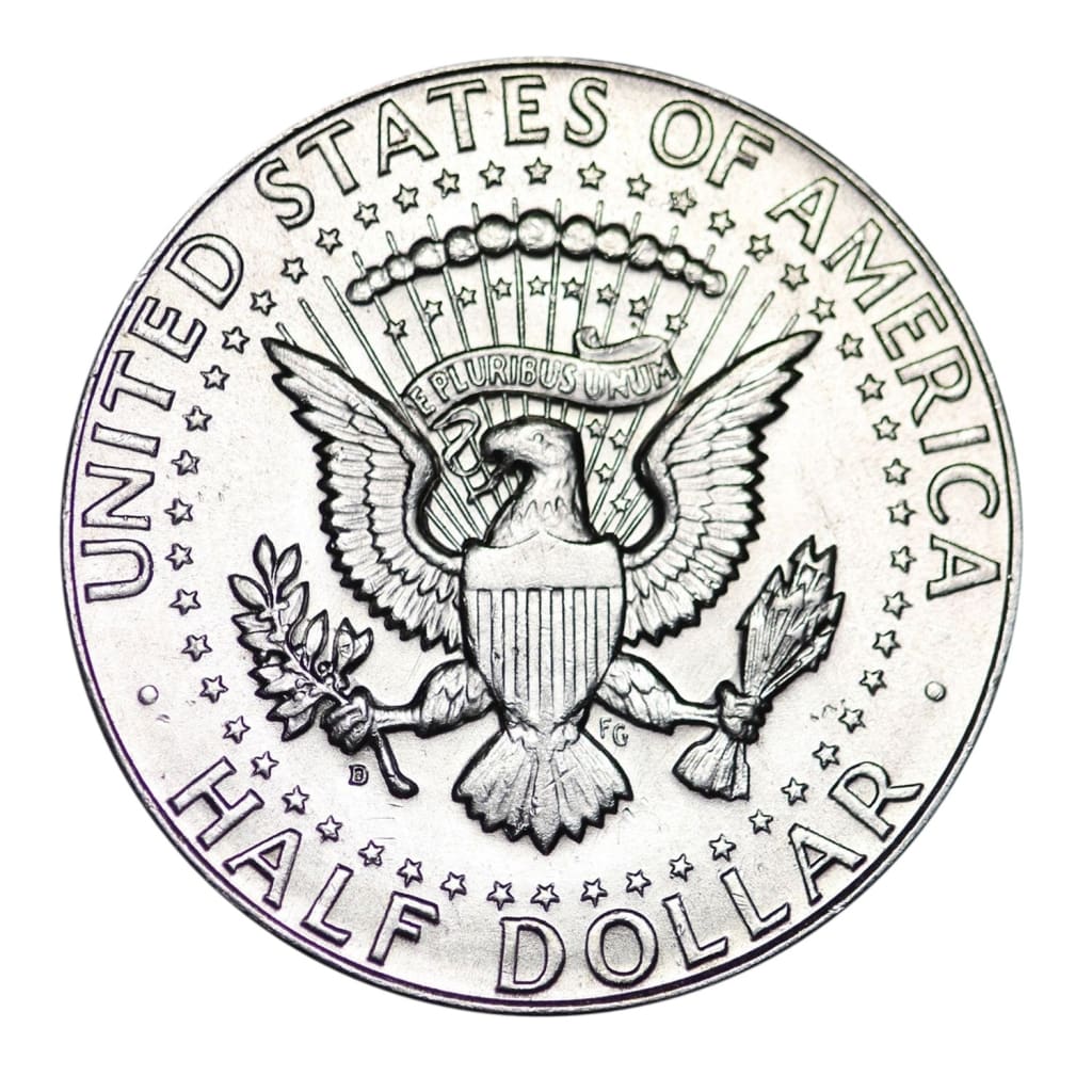 1964 JFK Kennedy Half Dollar Brilliant Uncirculated BU $1 Face - Two Coins