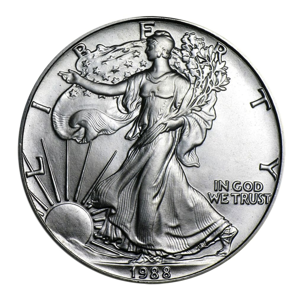 1988 $1 American Silver Eagle MS69 NGC