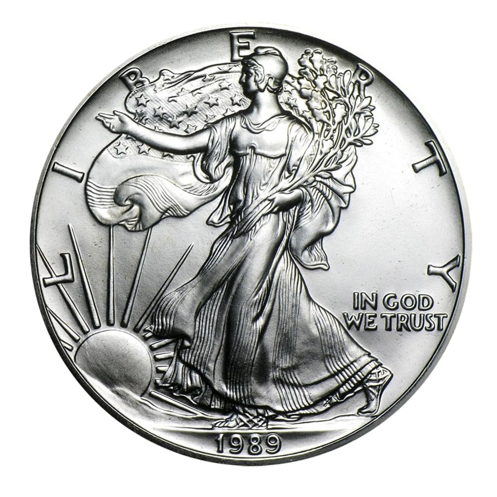 1989 $1 American Silver Eagle MS69 PCGS