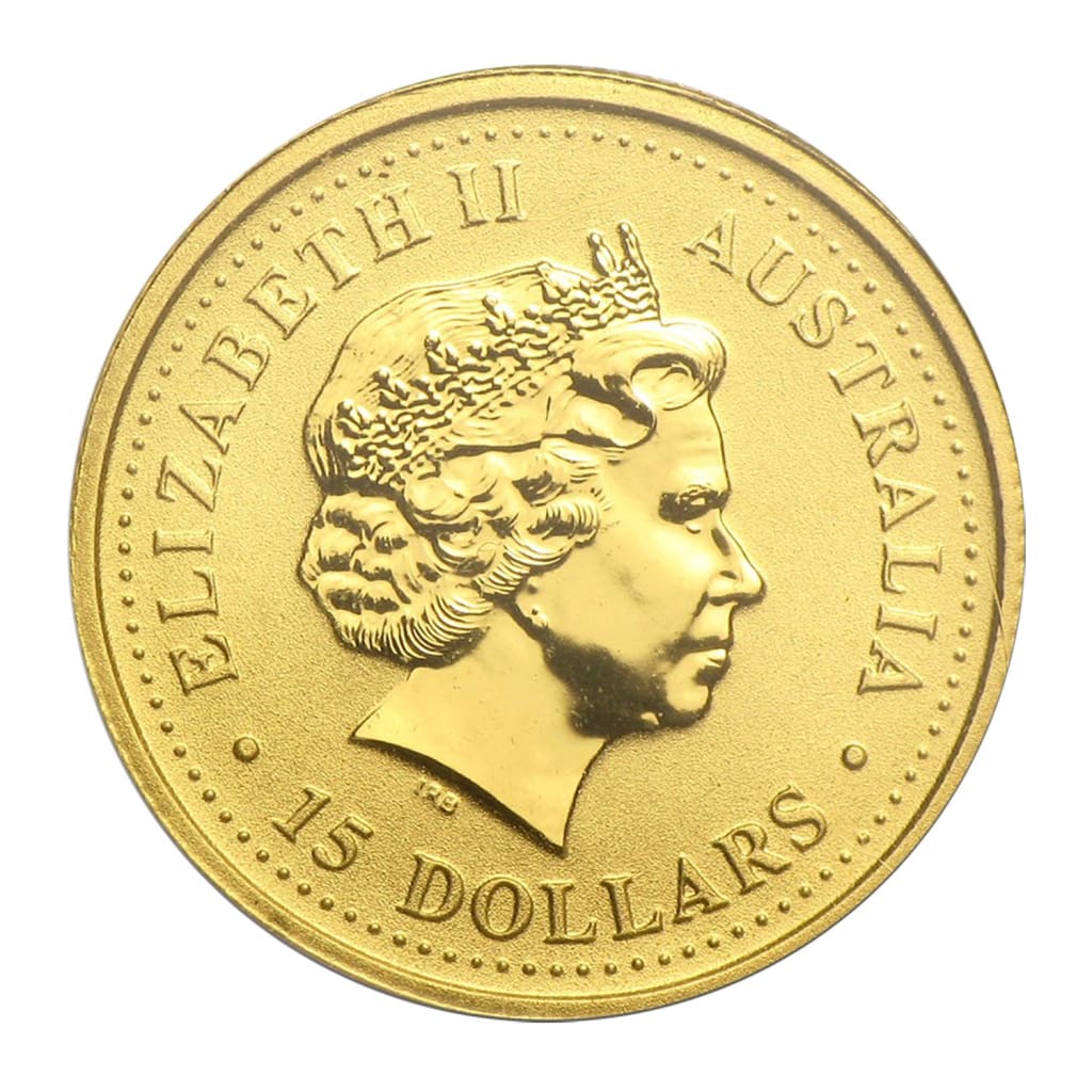 1999 1/10 Oz Australian Gold Nugget Kangaroo