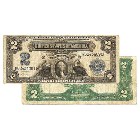 $2 - 1899 Large Size Silver Certificate - Fine