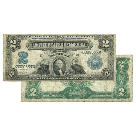 $2 - 1899 Large Size Silver Certificate - Very Good