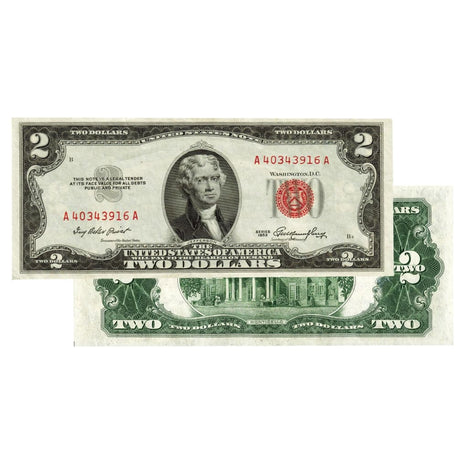 $2 - 1953 Red Seal - Bundle of 100 - Uncirculated