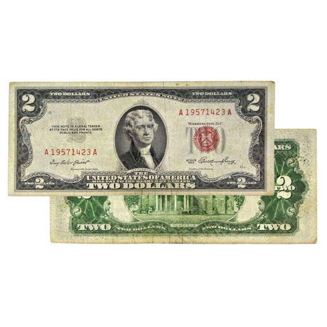 $2 - 1953 Red Seal - Bundle of 100 - Very Fine