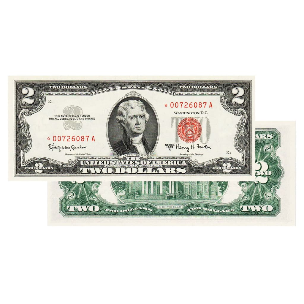 $2 - 1963 Red Seal FRN Star Note - Uncirculated