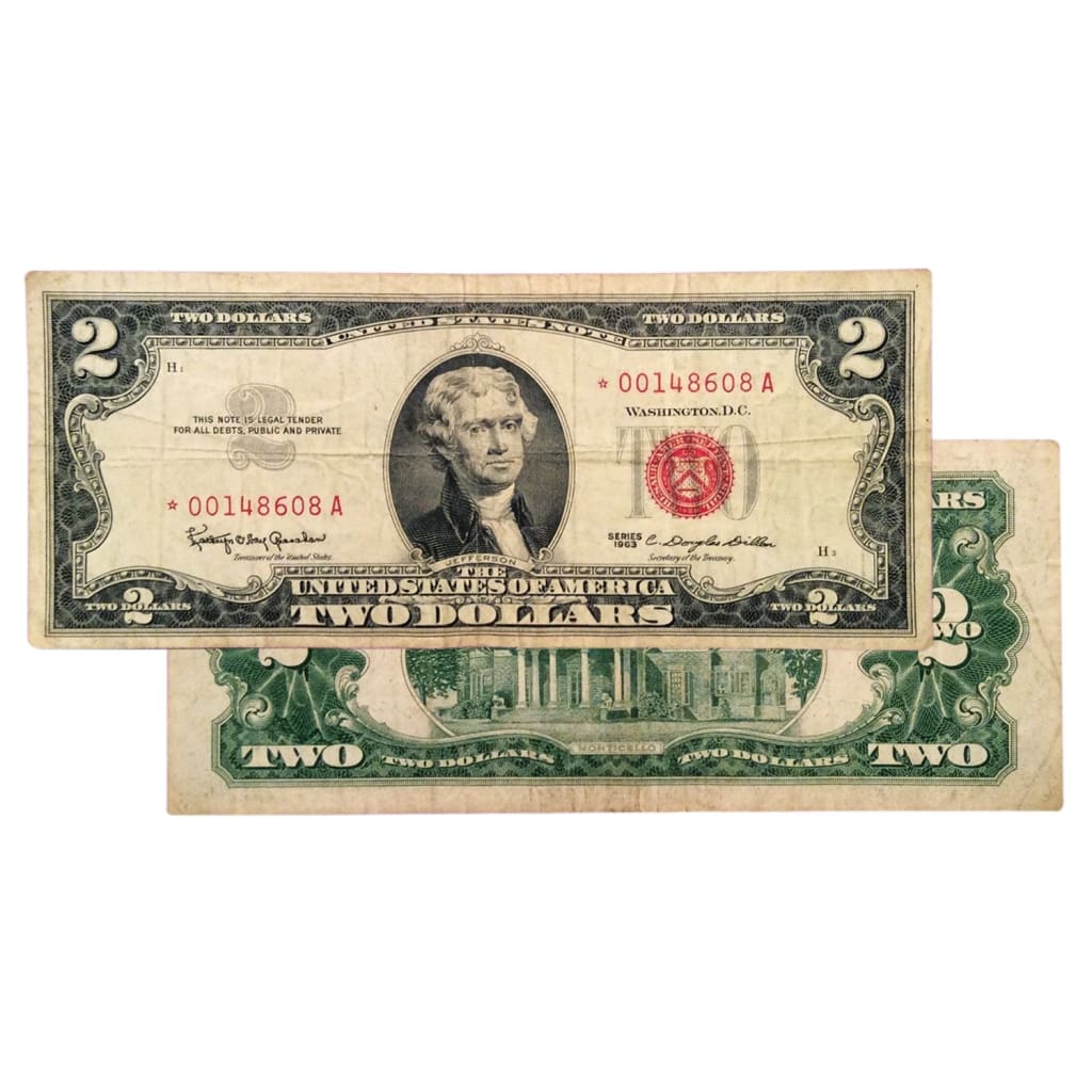 $2 - 1963 Red Seal FRN Star Note - Very Good
