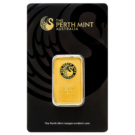 20 Gram .9999 Gold Bar - Perth Mint - In Assay Card