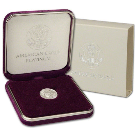 2000 $10 Platinum Eagle (1/10 Ounce) with Genuine US Mint Gift Box .999 BU
