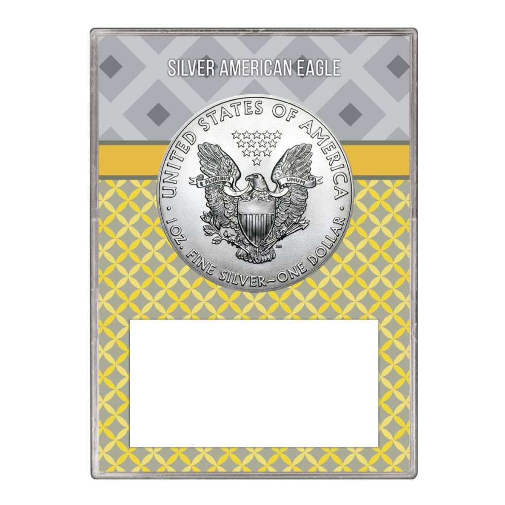 2012 $1 American Silver Eagle Gift Holder Thank You Design