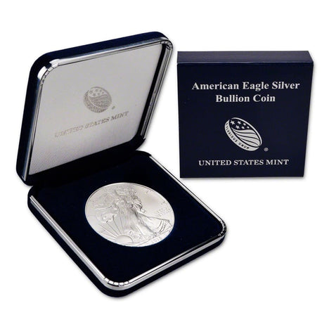 2015 $1 American Silver Eagle BU In US Mint Gift Box