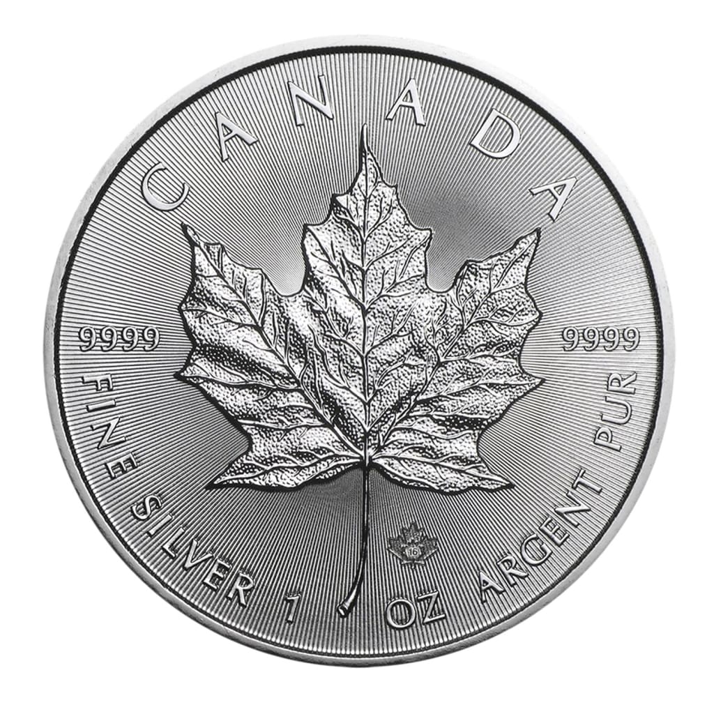 2017 $5 Canadian Maple Leaf - 1 Troy Ounce .9999 Silver BU
