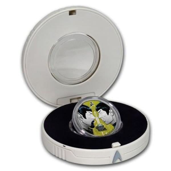 2017 Tuvalu 1 oz .999 Silver Star Trek Mirror Mirror Colorized with Box