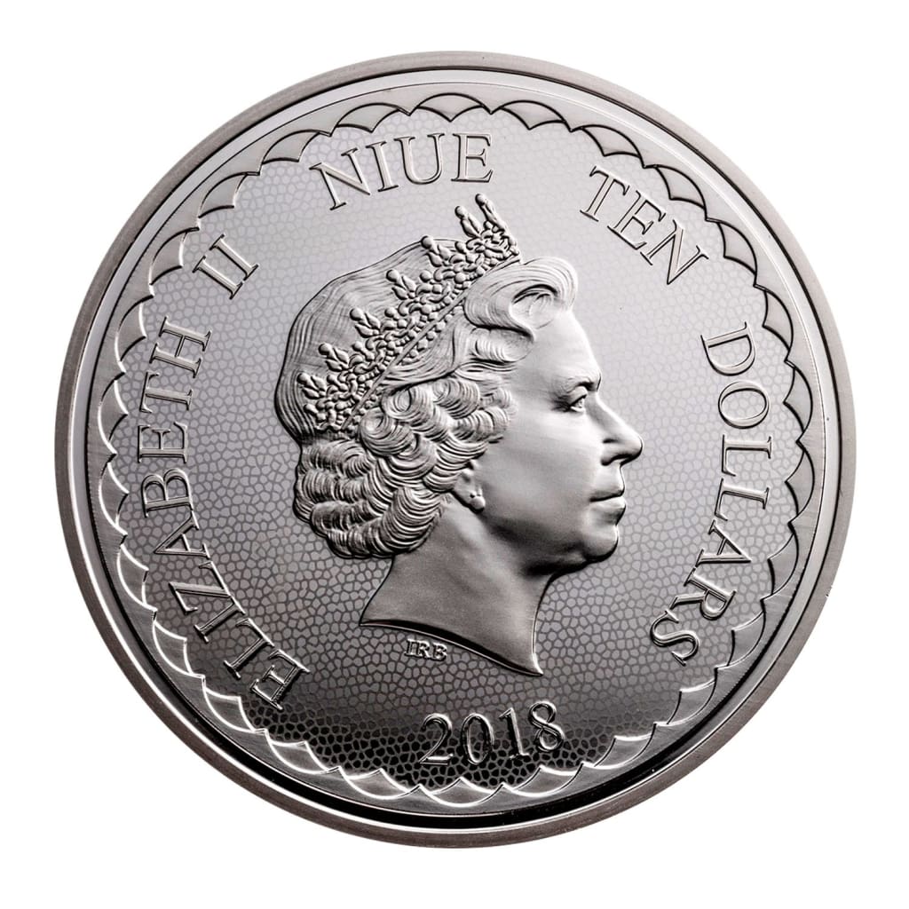2018 1 Oz .999 Silver Niue Double Dragon $2 – Great American Coin